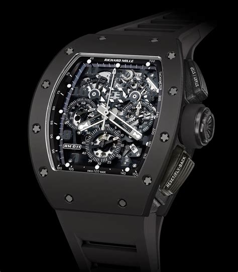 richard mille black blue|richard mille 011 price.